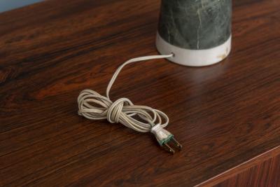 Mid Century Italian Marble Table Lamp