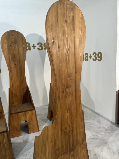 Mid Century Italian Mario Ceroli Fratina Chair 1972 SIGNED