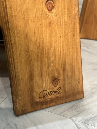 Mid Century Italian Mario Ceroli Fratina Chair 1972 SIGNED