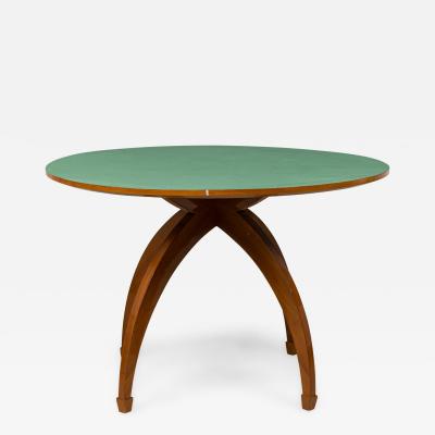 Mid Century Italian Modern Circular Breakfast Dining Table