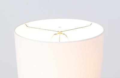 Mid Century Italian Modern Travertine Stone Table Lamp