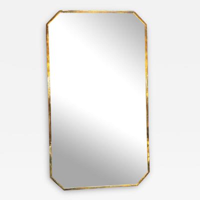 Mid Century Italian Octagonal Wall Mirror 1980s