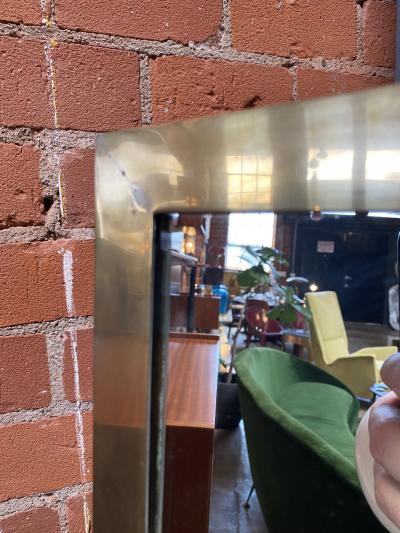 Mid Century Italian Oversize Wall Mirror Italy 1950