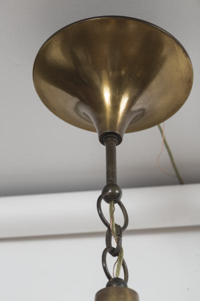 Mid Century Italian Pulegoso Globe Shaped Ceiling Light