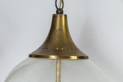 Mid Century Italian Pulegoso Globe Shaped Ceiling Light