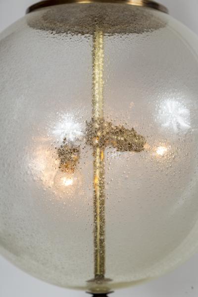 Mid Century Italian Pulegoso Globe Shaped Ceiling Light