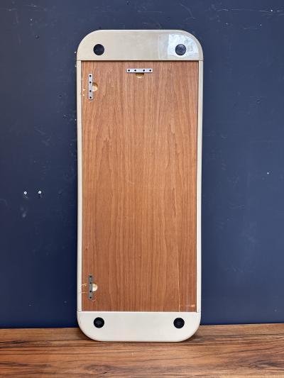 Mid Century Italian Smoked Wall Mirror 1980s