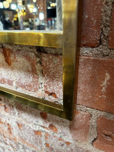 Mid Century Italian Square Wall Mirror 1960