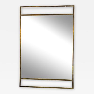 Mid Century Italian Square Wall Mirror 1960