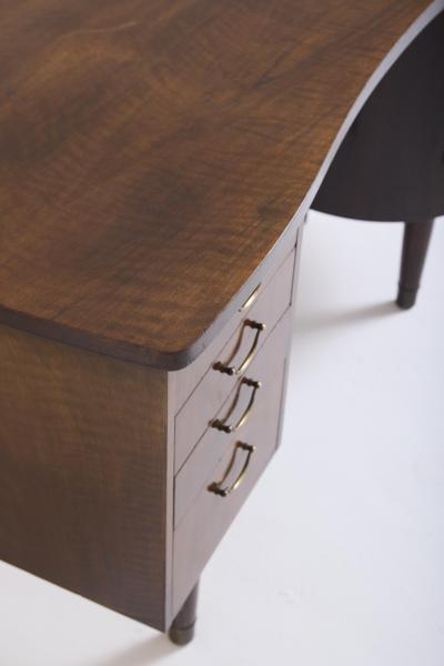 Mid Century Kidney Shape Desk