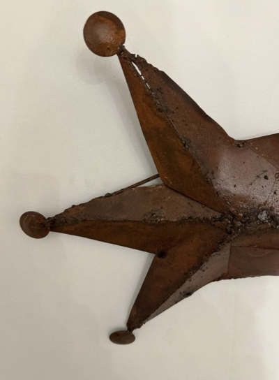 Mid Century Large Lizard Wall Sculpture