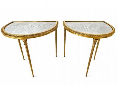 Mid Century Maison Bagues Bronze Dore Hollywood Regency Coffee Table