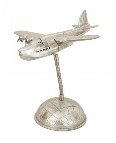 Mid Century Metal Model Airplane