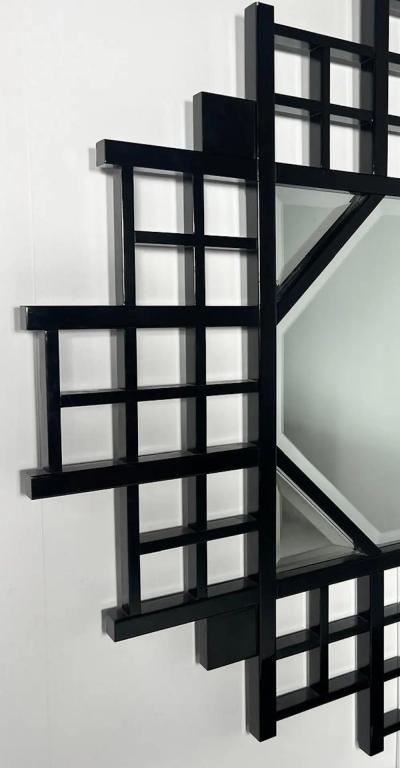 Mid Century Mirror Wood