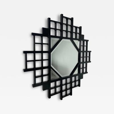 Mid Century Mirror Wood