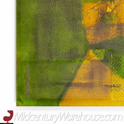 Mid Century Mixed Media Wall Art