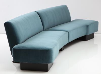 Mid Century Moder Sculptural Cloud Sofas