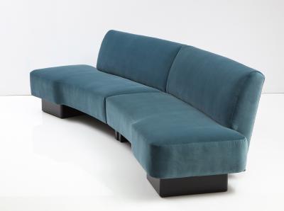 Mid Century Moder Sculptural Cloud Sofas