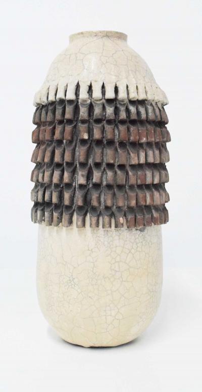 Mid Century Modern 18 Tall Studio Ceramic Vase
