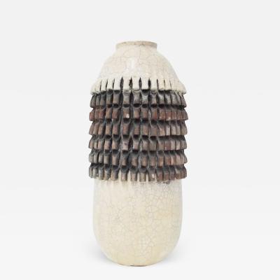 Mid Century Modern 18 Tall Studio Ceramic Vase