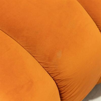 Mid Century Modern 4 Piece Channeled Sectional Sofa