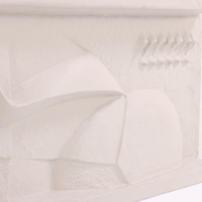 Mid Century Modern Abstract Bas Relief Wall Sculpture C 1960s 