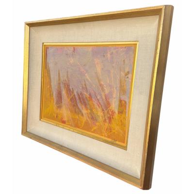Mid Century Modern Abstract Landscape Painting