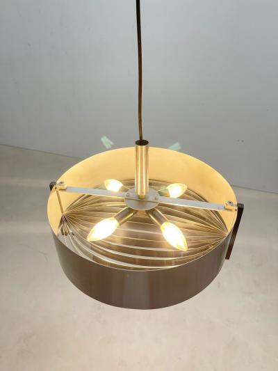 Mid Century Modern Aluminum Suspension Light
