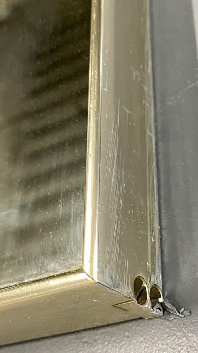 Mid Century Modern American Designer Console Mantle Mirror