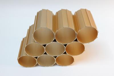 Mid Century Modern Anodized Gold Aluminum Modular Wine Rack