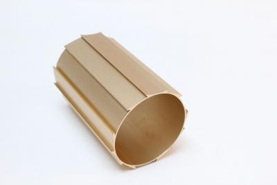 Mid Century Modern Anodized Gold Aluminum Modular Wine Rack