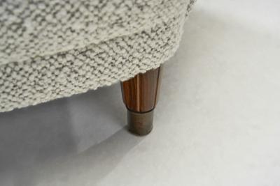 Mid Century Modern Armchair Upholstered in Boucl Fabric Europe 20th Century