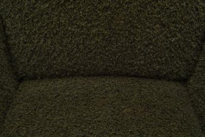 Mid Century Modern Armchair in Dark Green Upholstery Europe 1940s