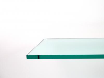 Mid Century Modern Art Deco Style Lucite Glass Lipstick Coffee Table