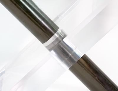 Mid Century Modern Art Deco Style Lucite Glass Lipstick Coffee Table