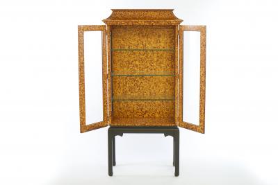 Mid Century Modern Asian Finished Cabinet Vitrine