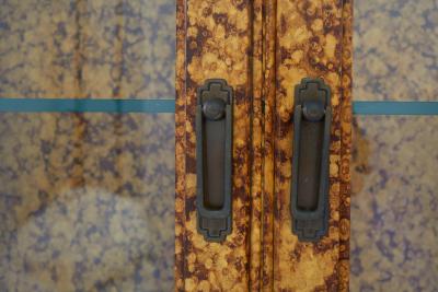 Mid Century Modern Asian Finished Cabinet Vitrine