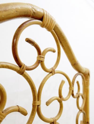 Mid Century Modern Bamboo Folding Screen