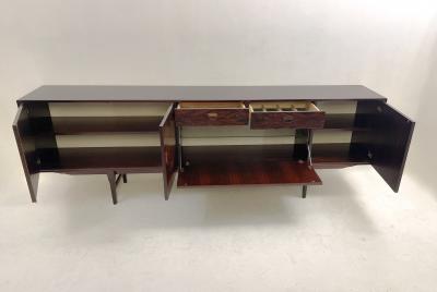 Mid Century Modern Belgian Wooden Sideboard