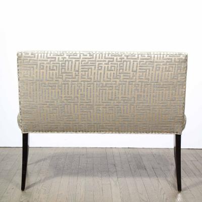 Mid Century Modern Bench with Saber Style Legs American circa 1950