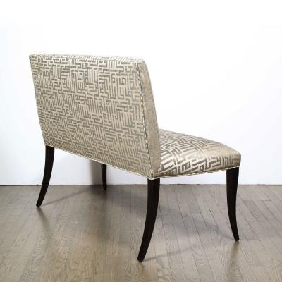 Mid Century Modern Bench with Saber Style Legs American circa 1950