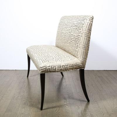 Mid Century Modern Bench with Saber Style Legs American circa 1950