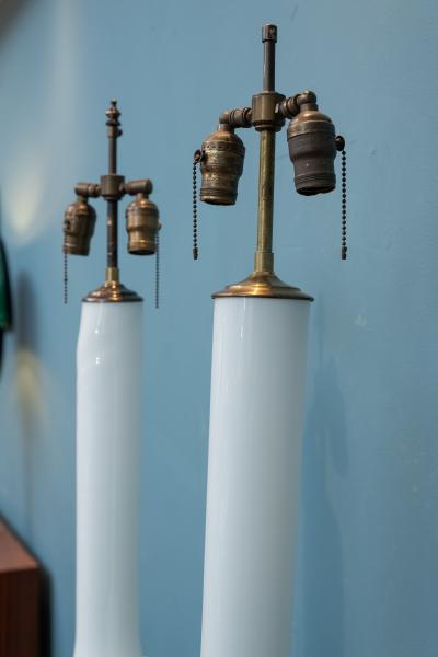 Mid Century Modern Blown Glass Table Lamps