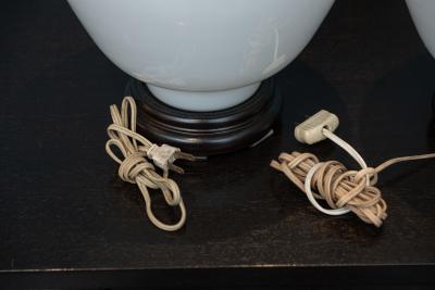 Mid Century Modern Blown Glass Table Lamps