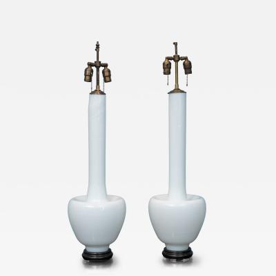 Mid Century Modern Blown Glass Table Lamps