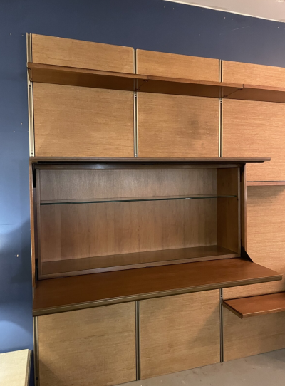 Mid Century Modern Bookcase E22 by Osvaldo Borsani Italy 1950s