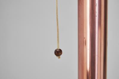 Mid Century Modern Brass Base Floor Lamp Europe circa 1950s