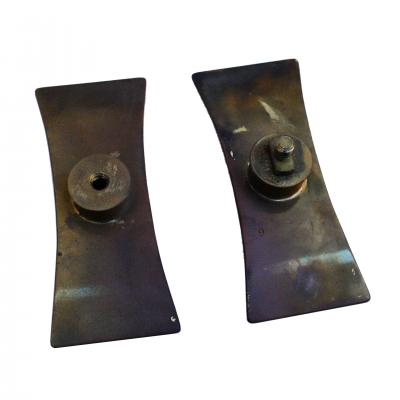 Mid Century Modern Brass Italian Door Handle Circa 1940