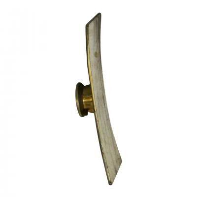 Mid Century Modern Brass Italian Door Handle Circa 1940