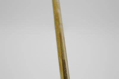 Mid Century Modern Brass and Glass Ceiling Lamp Europe ca 1950s
